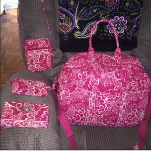 Vera Bradley grand traveler set great gift set